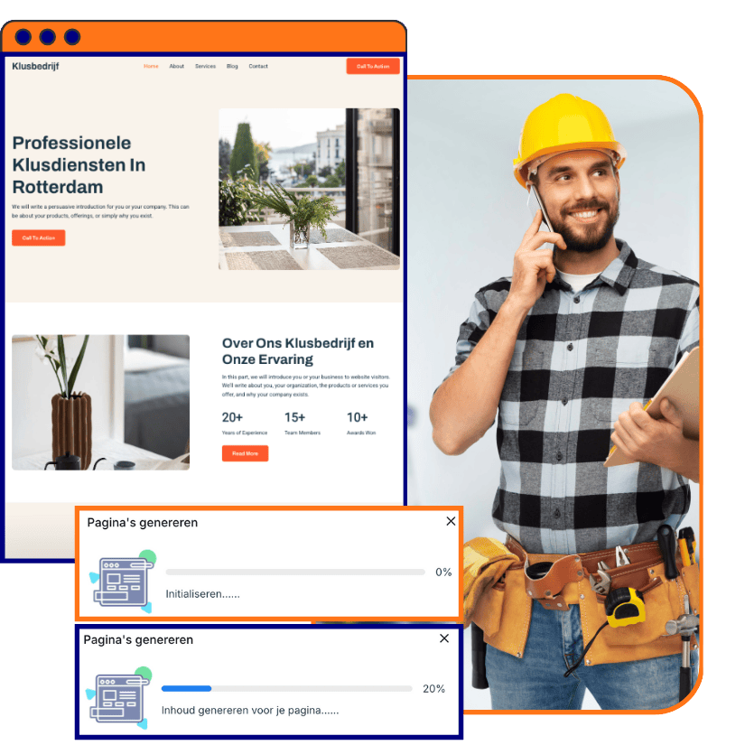 Zelf een website maken voor een klusbedrijf met AI (5)