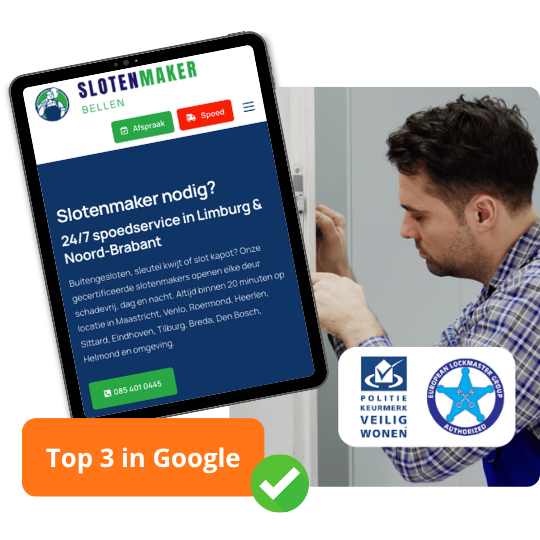 Website laten maken voor slotenmakers?