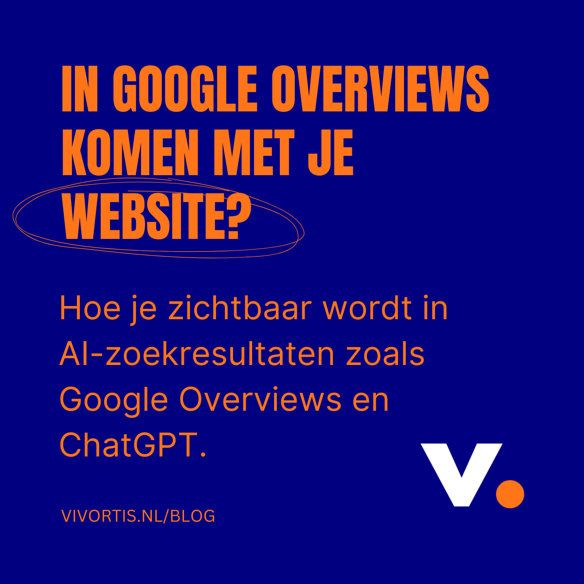 In Google Overviews komen met je website?