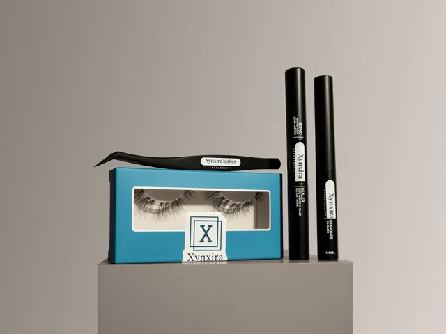 Lash-set van Xynxira Lashes met wimpers en tools, te bestellen in de webshop en af te rekenen met ViPayments