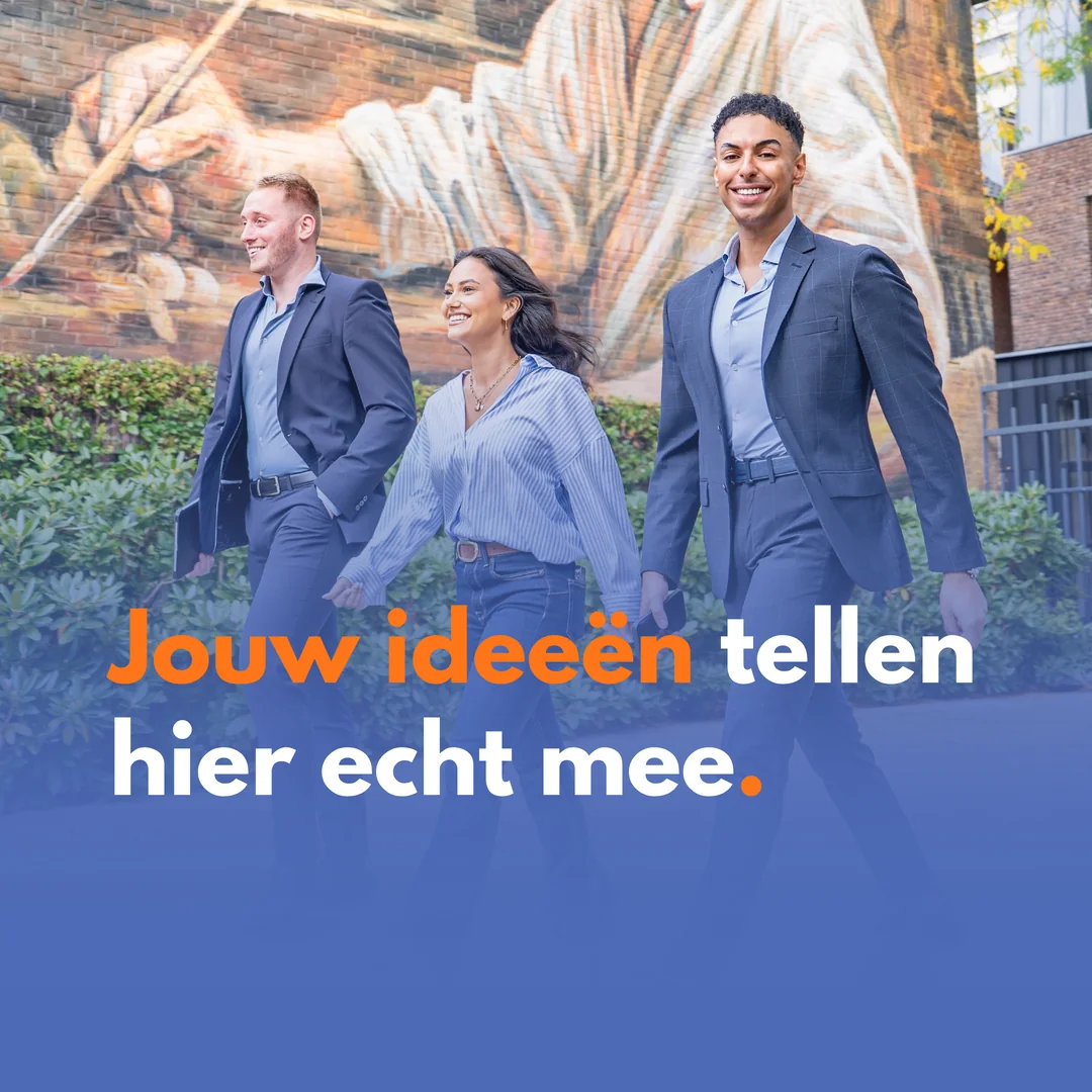 Zac Bathi en Shanaya Abdoel van ViVortis onderweg met een collega: jouw ideeën tellen hier echt mee